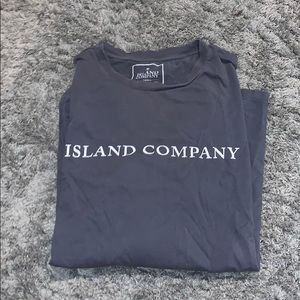 Island Company Womens Long Sleeve Blue